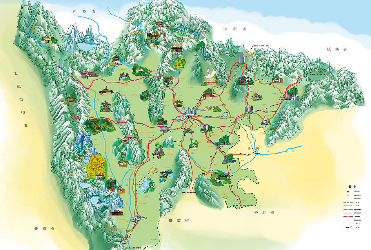 天府之国四川,魅力四射的风情画卷